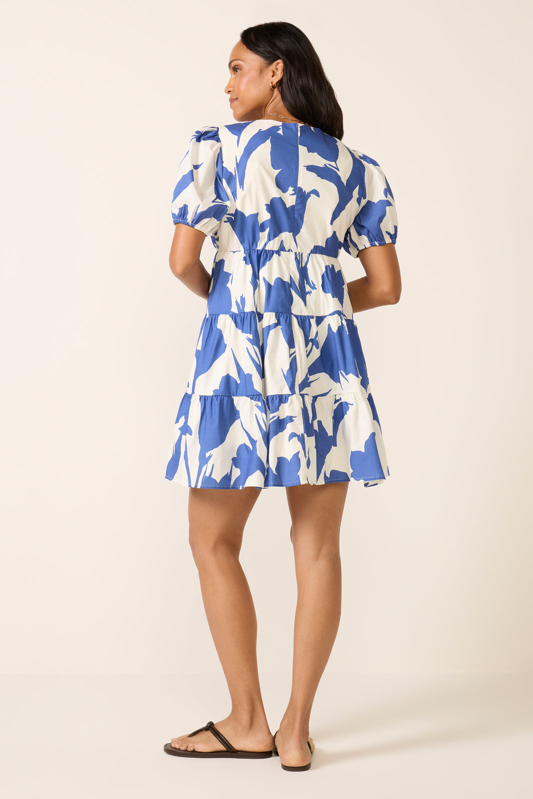 Women's SS V Neck Mini Dress