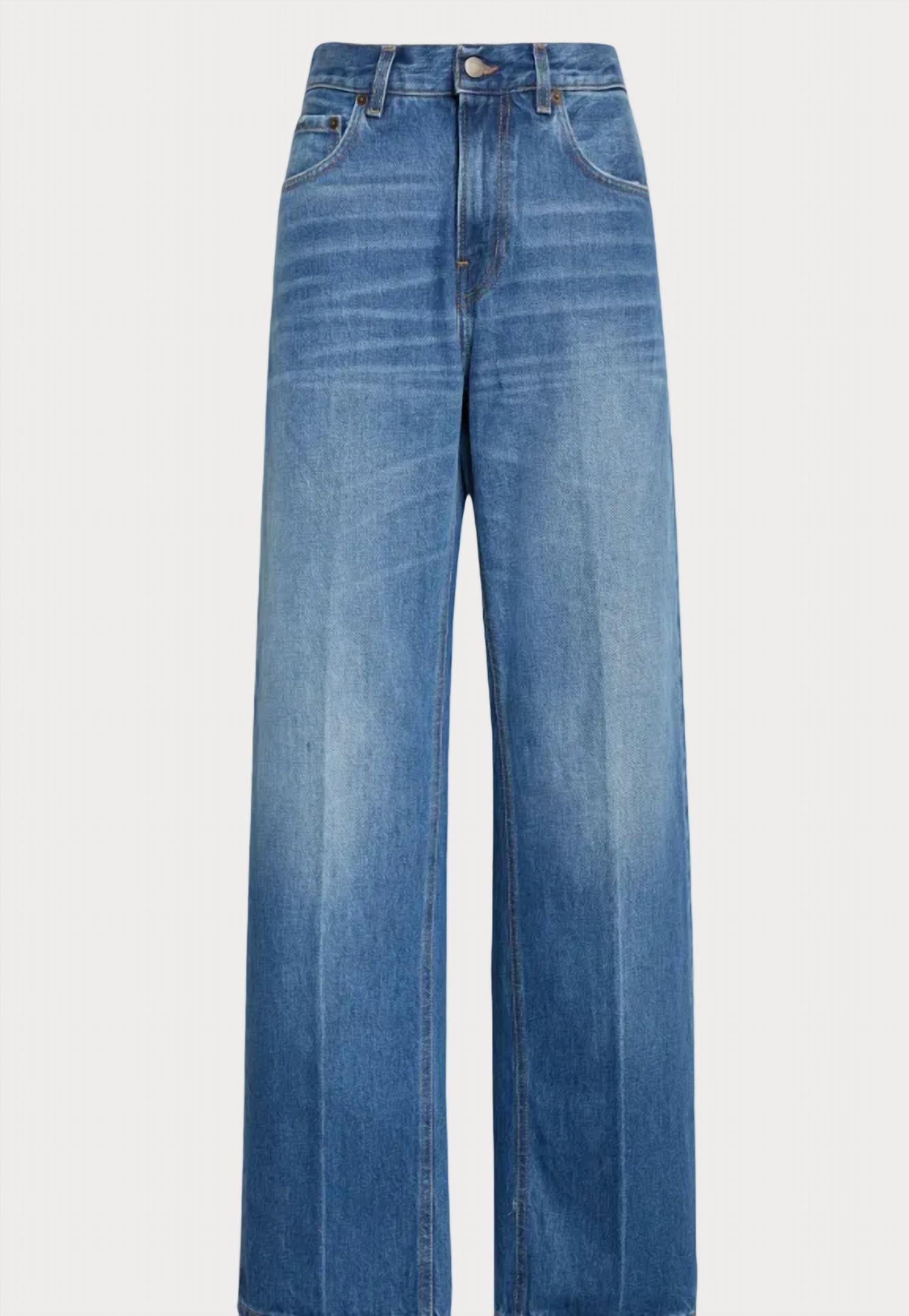 Bonnie Straight Leg Jean In Real Blue