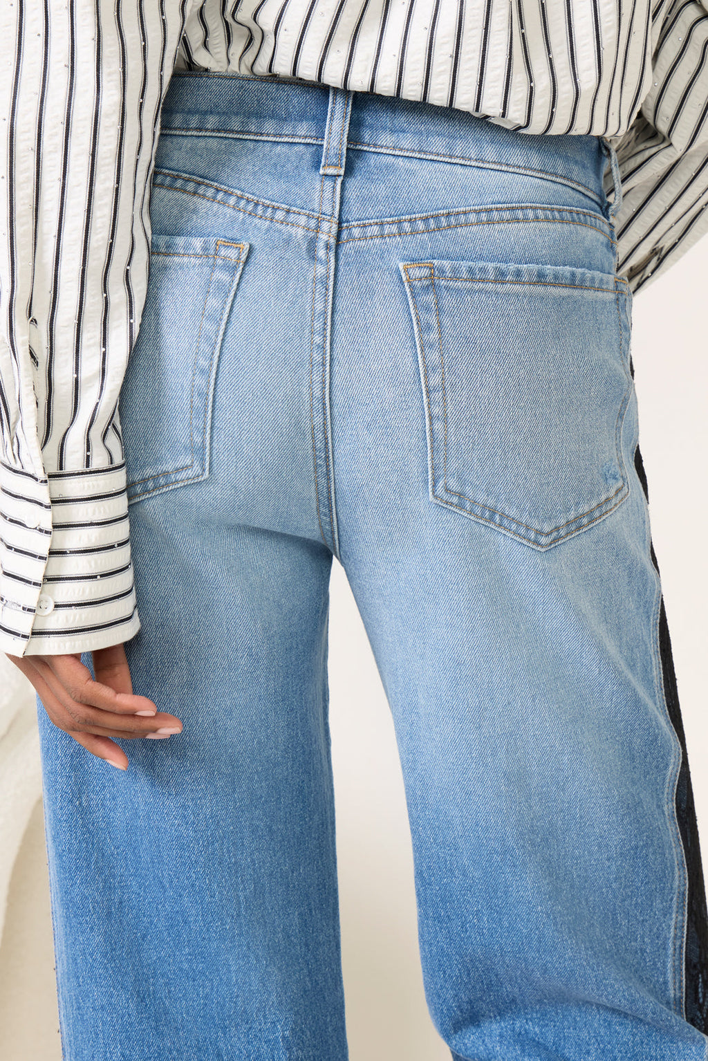 Women's Ever Straight w Lace Inset Jean