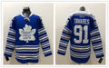 Men's Toronto Maple Leafs John Tavares #91 Blue Breakaway jersey