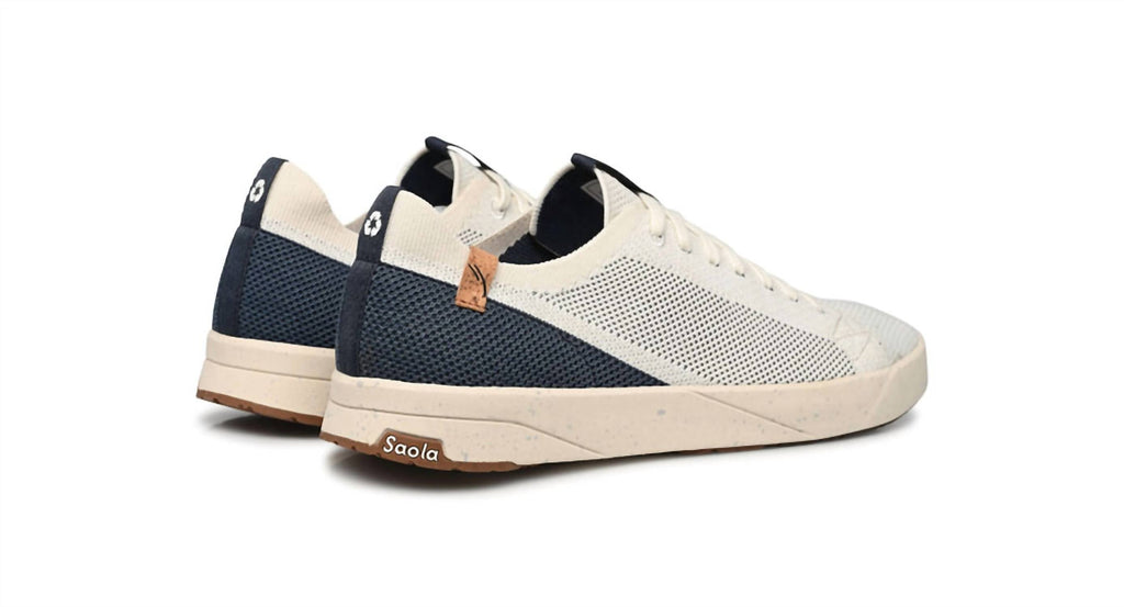 Men's Cannon Knit 2.0 Sneakers In White/navy