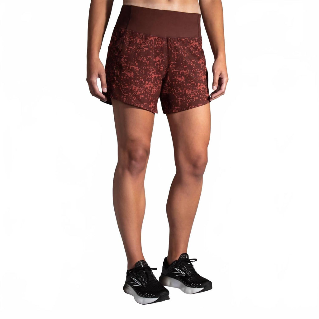 Chaser 5" Shorts In Run Raisin Glitch Print