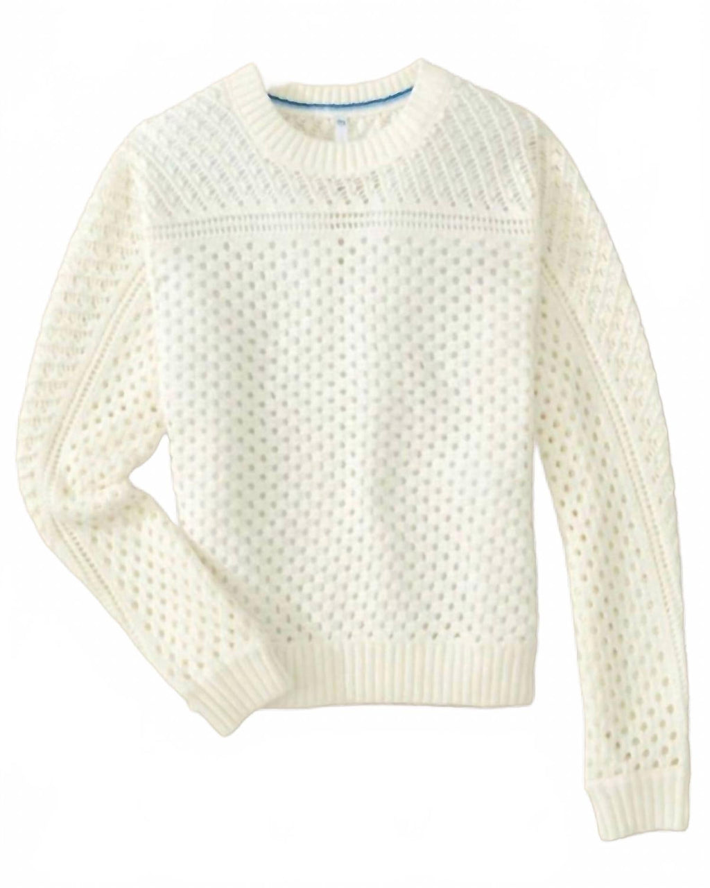 Women's Ophelia Open Stitch Sweater In Sand White