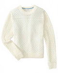 Women's Ophelia Open Stitch Sweater In Sand White