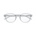 Translucent Frame Round Square Eyeglasses With Slim Temples