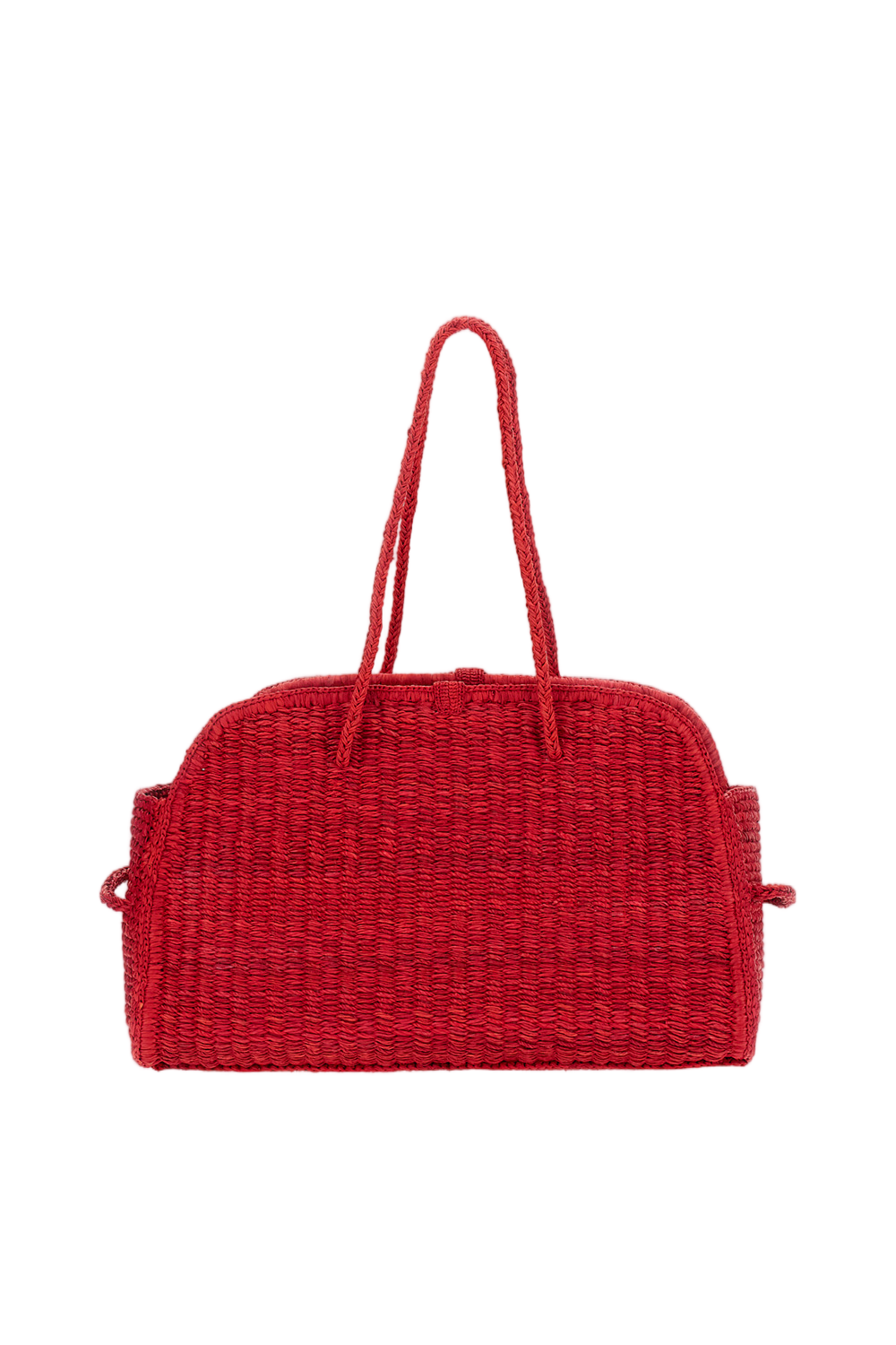 Red Le Turismo Raffia Bag