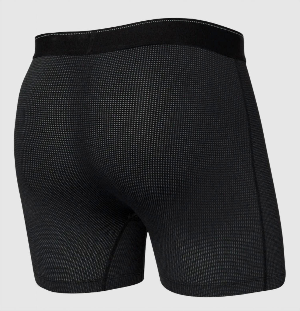 Quest Quick-Dry Mesh Boxer Brief In Black Ii