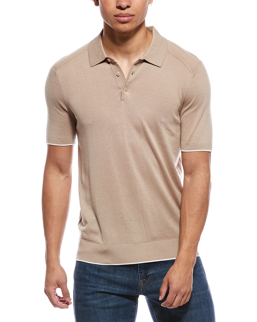 Raffi Jersey Polo Sweater Shirt