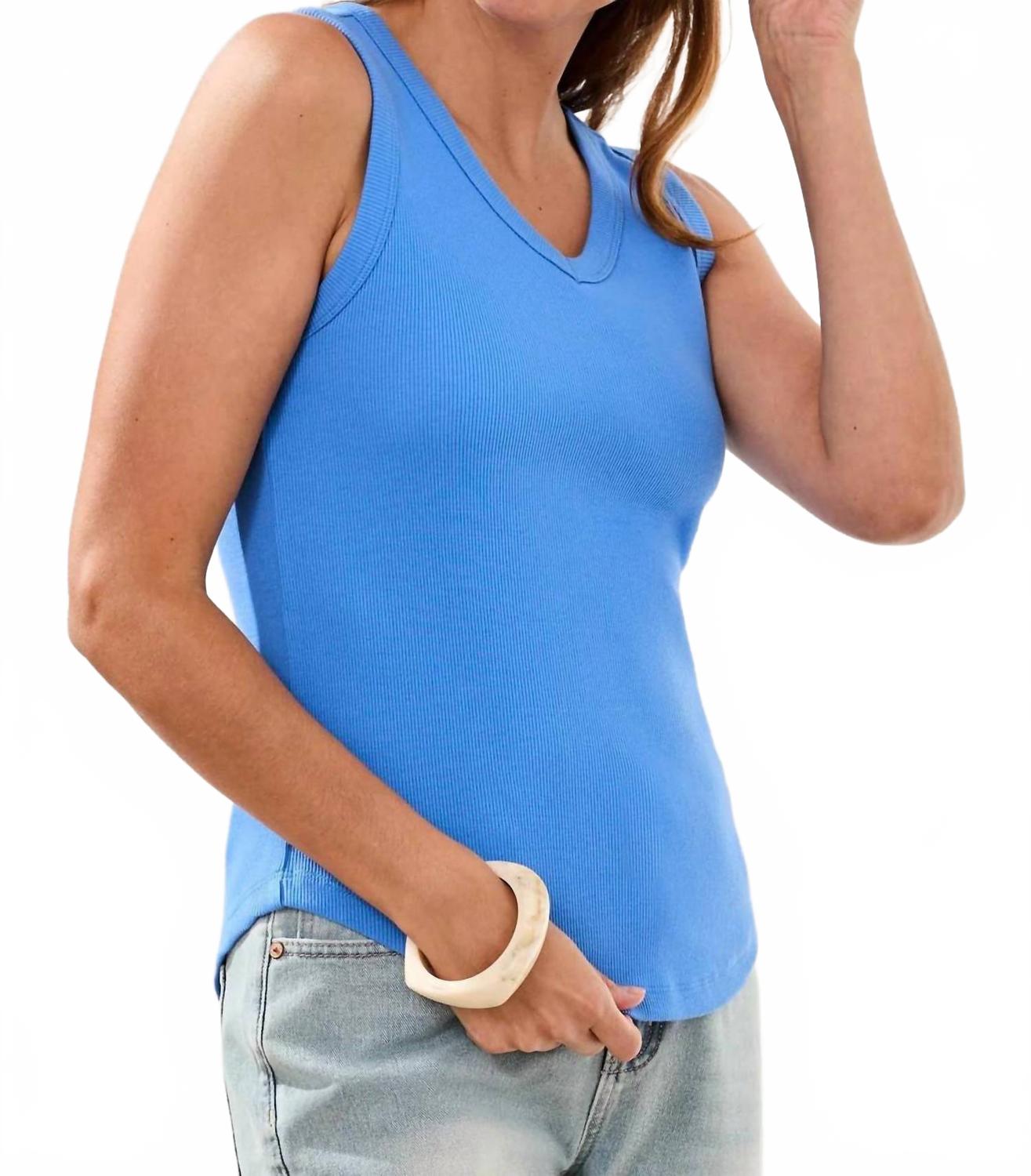 Wear Two Ways Reversible Tank Top In Sky Blue