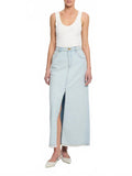 Zoya Skirt In Pale Indigo