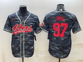 Men's San Francisco 49ers Nick Bosa #97 Grey Camouflage Player Jersey1 Joint Edition