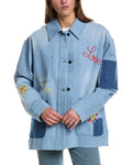 Electric & Rose Embroidery Chore Jacket