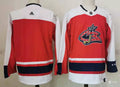 Men's Columbus Blue Jackets Red Blank jersey