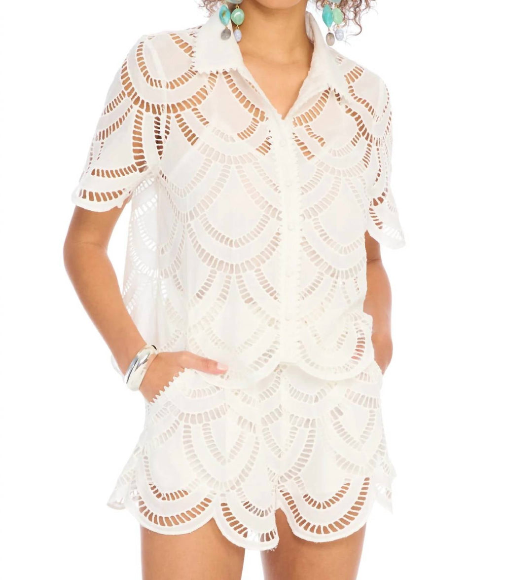 Ainsley Shorts In White