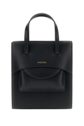 Black Pocket M Leather Bag