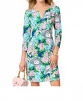 Nadine Chillylilly Dress In Starlight Navy/lydia The Lion