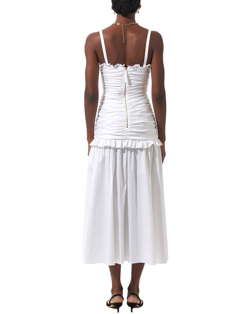 Carolina Herrera Gathered Midi Dress