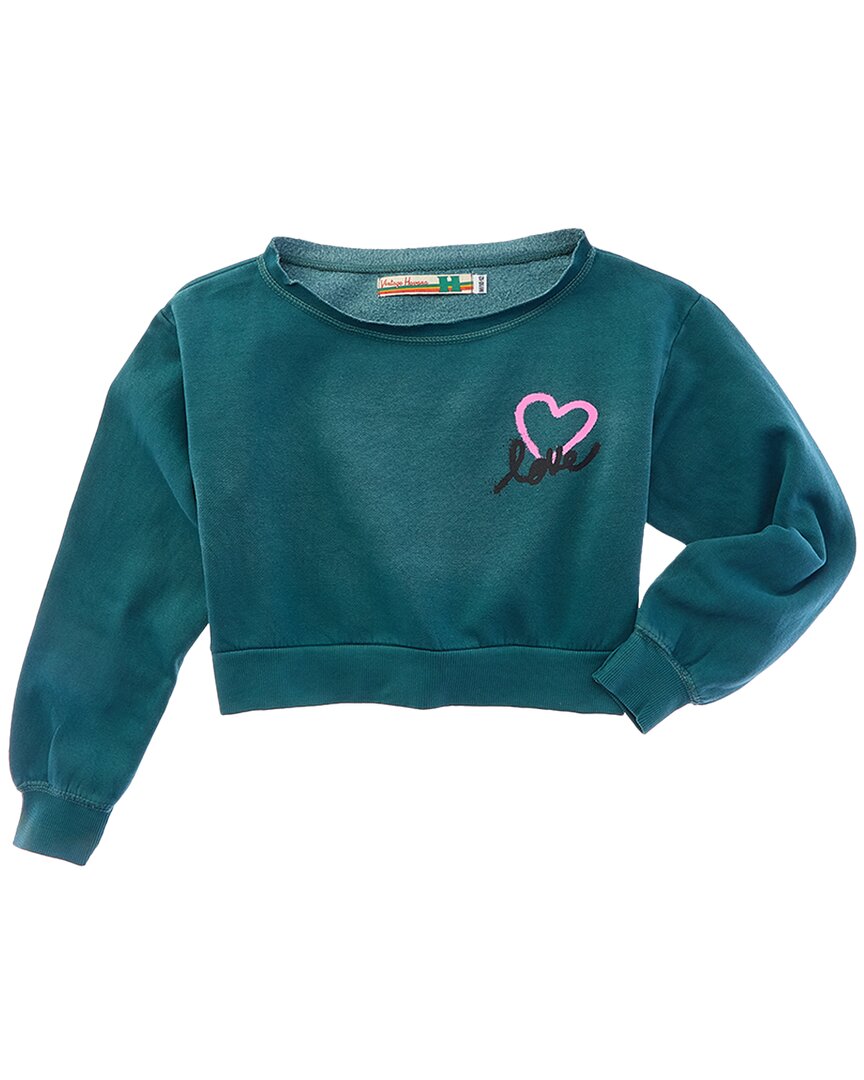 Vintage Havana Off-Shoulder Sweatshirt