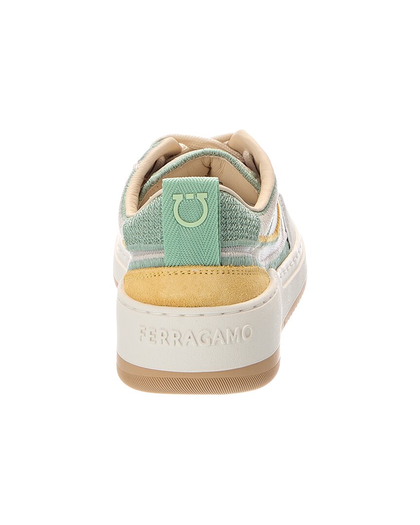 Ferragamo Destiny Leather Sneaker