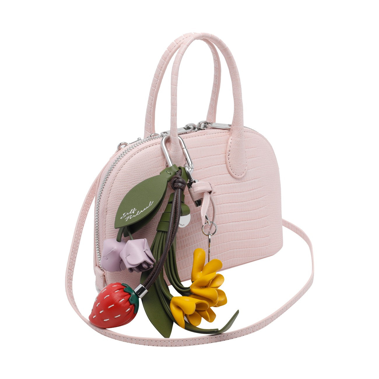 Self Portrait Women Embossed Leather Mini Bag