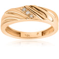 Mens Diamond Wedding Anniversary Ring 10k Yellow Gold Size Selectable