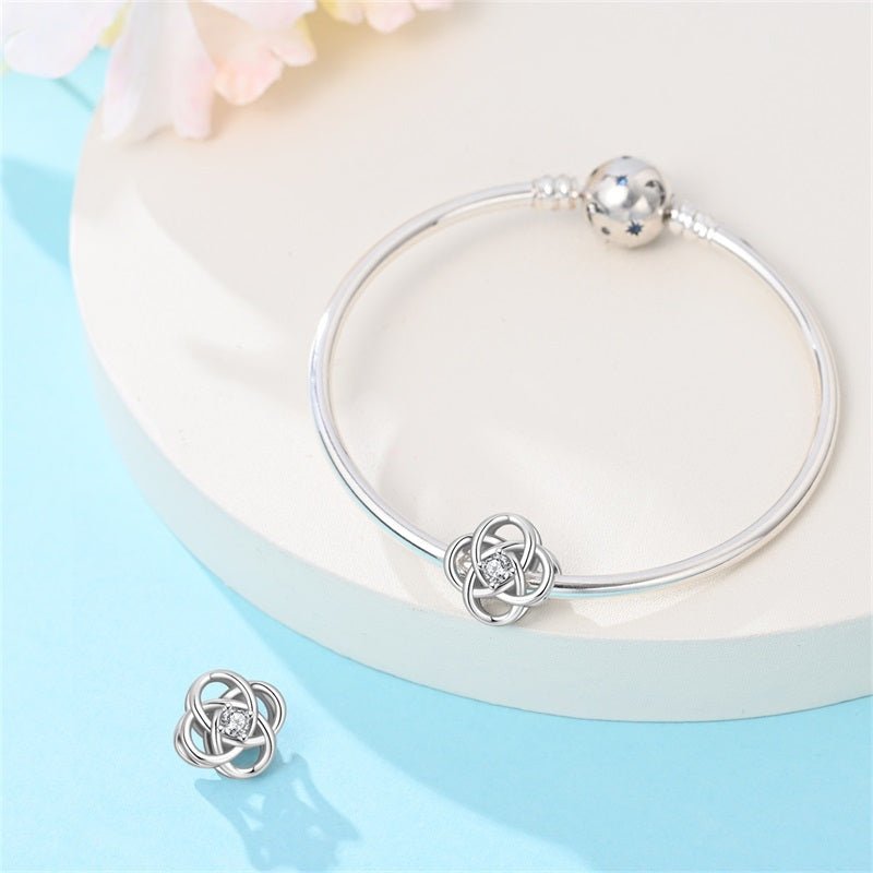 Eternal Bloom Knot Charm