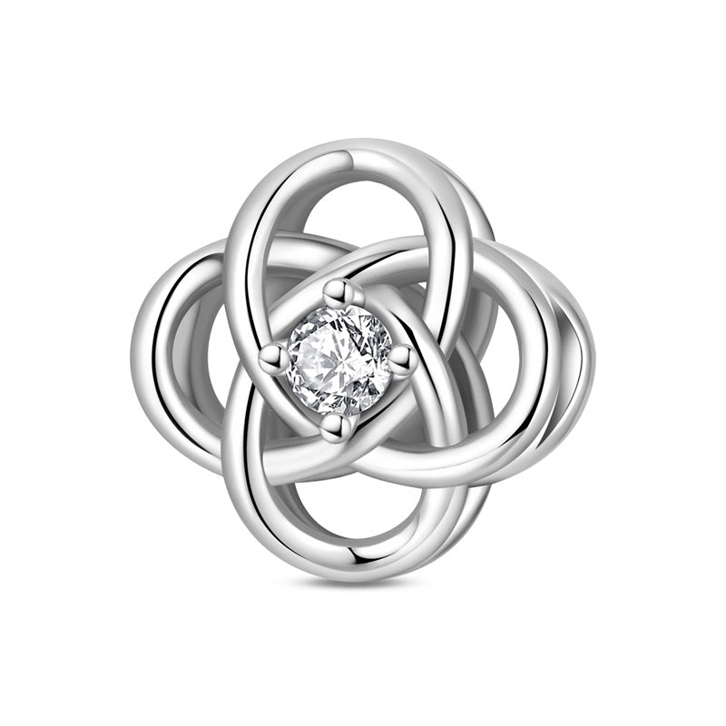 Eternal Bloom Knot Charm