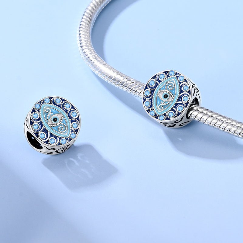 Evil Eye Round Charm