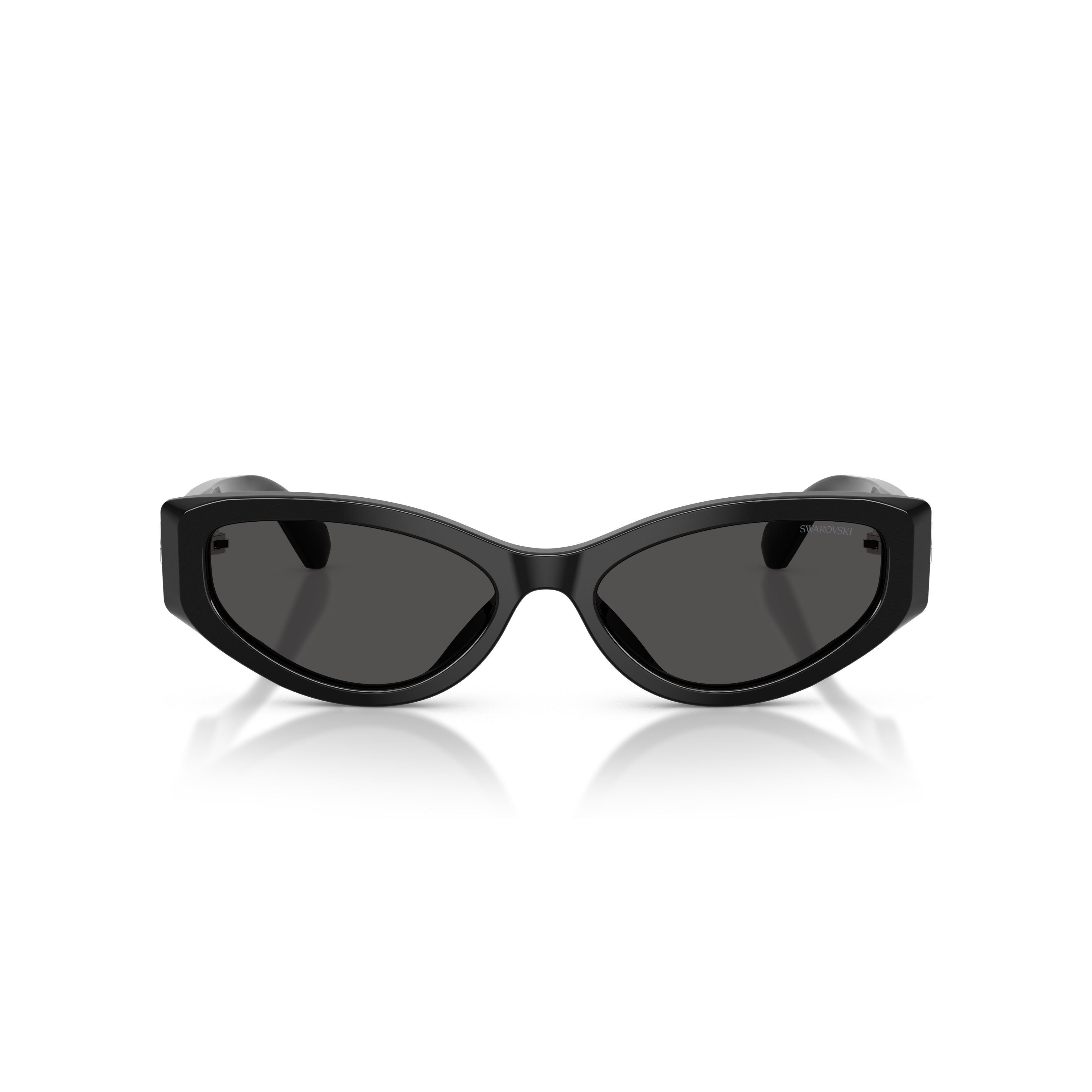 0Sk6045U Cat-Eye Sunglasses with Glossy Black Acetate Frame