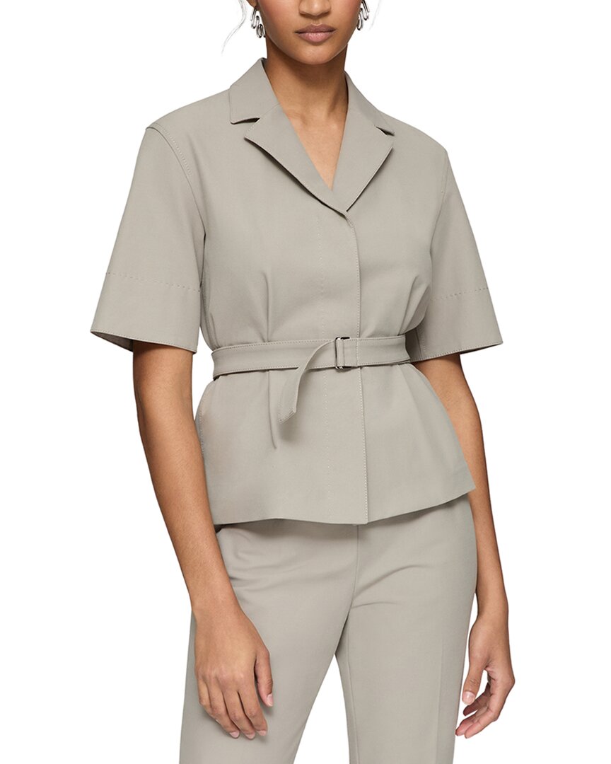 Lafayette 148 New York Petite Short Sleeve Jacket