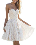 Silvia Rufino White Solid Mini Dress