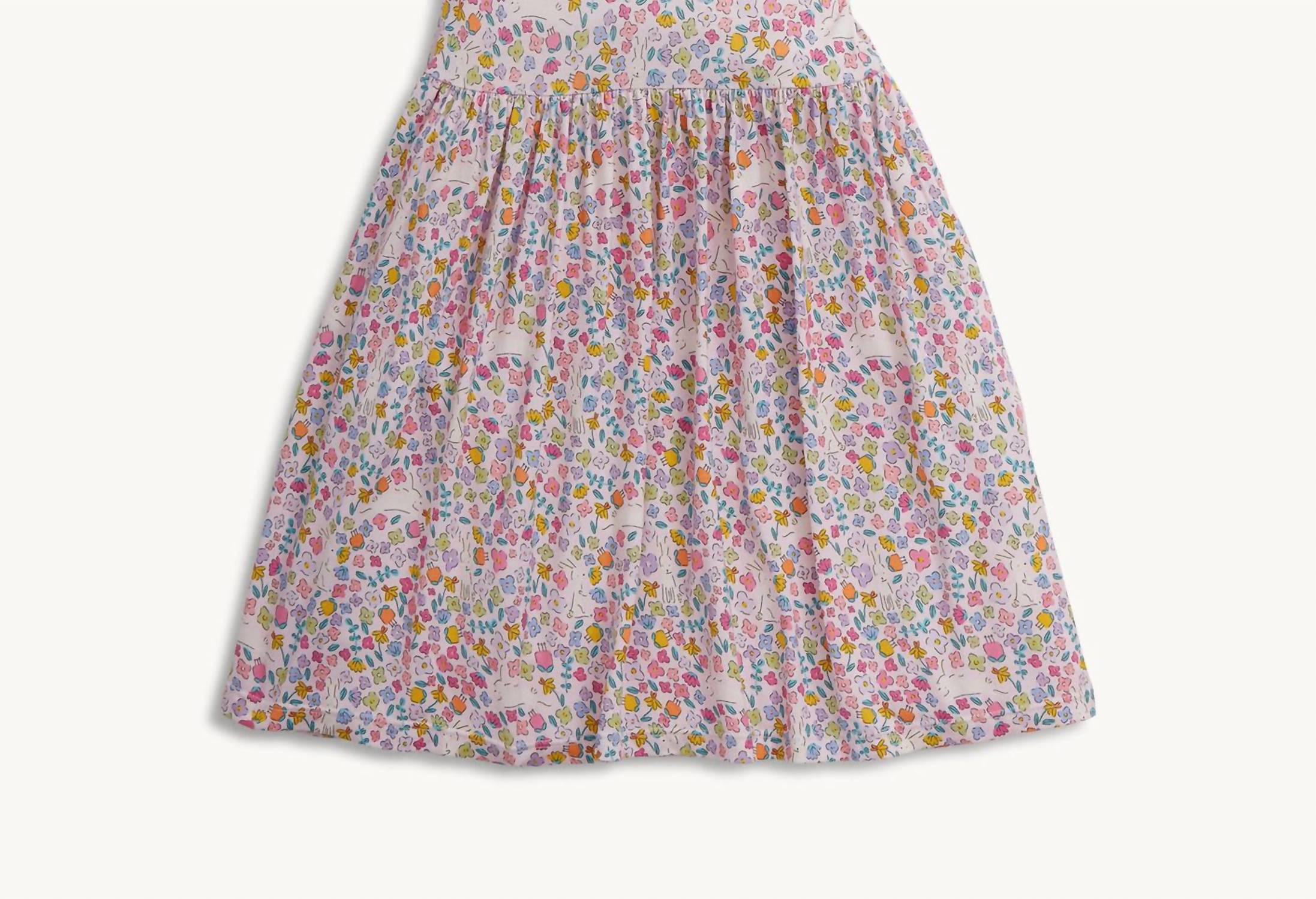 Girls' Flutter Sleeve Dress In Bunny Blossom