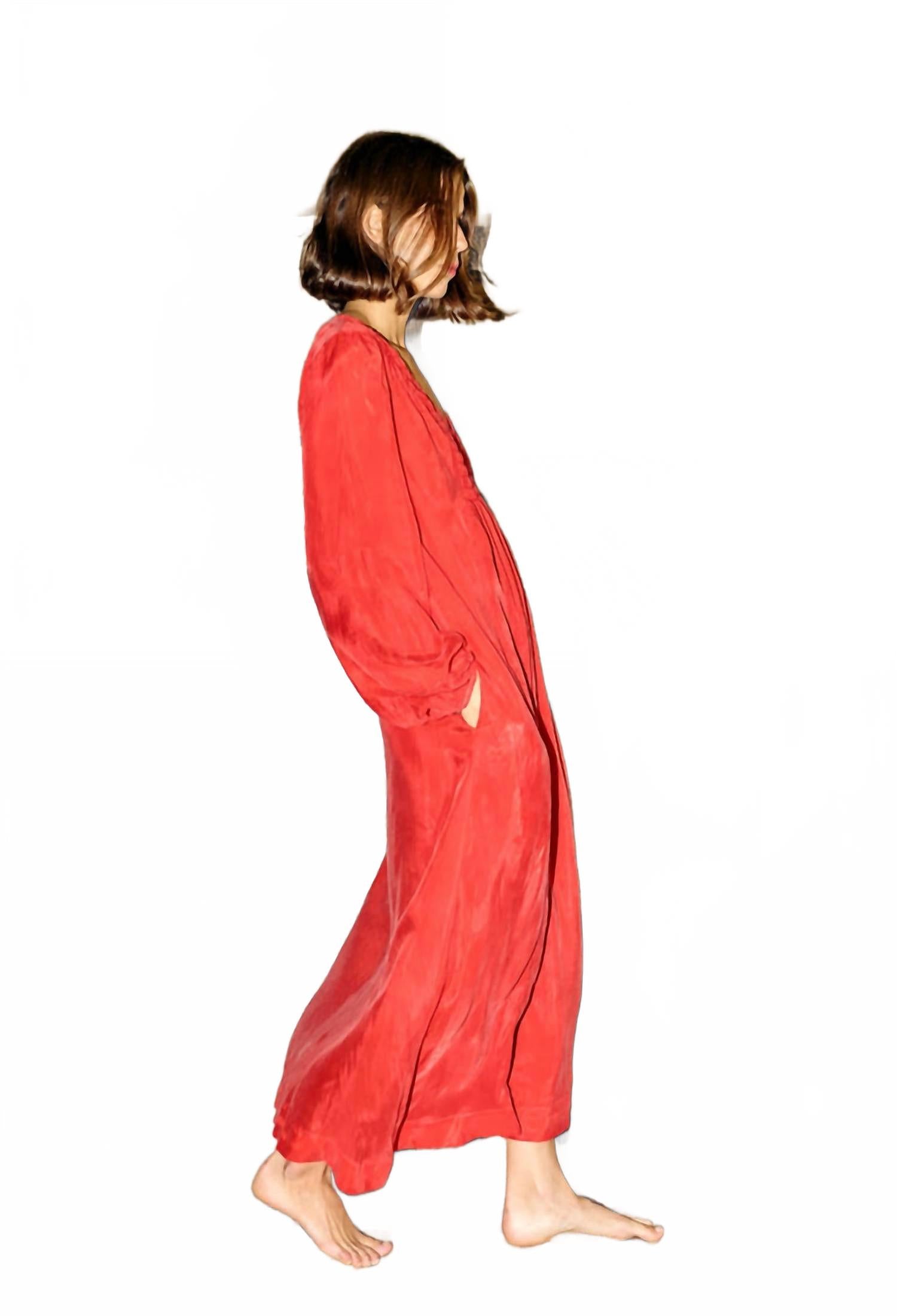 Mira Maxi Dress In Cherry