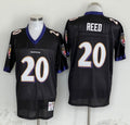 Men's Baltimore Ravens Ed Reed Mitchell & Ness Black Legacy Replica Player Jersey1