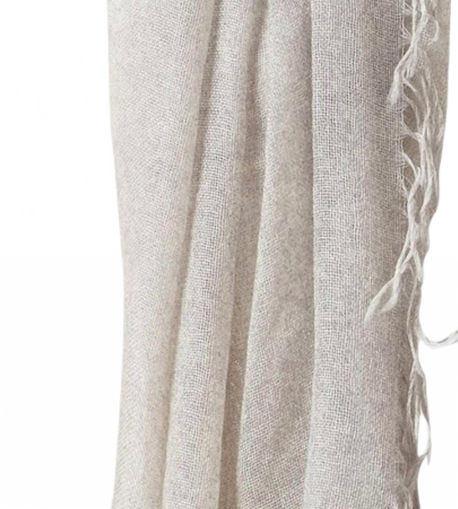 Women's Spray Print Scarf In Silver Mist