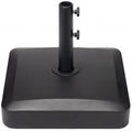 Best Choice Products Fillable Plastic Patio Umbrella Base Stand, Pole Holder w/ Adjustment Knob, Asscher Design - Black