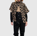 Panthera Cozy Cropped Jacket In Leopard