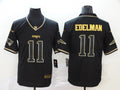 Men's New England Patriots #11 Julian Edelman Black Player Game jersey