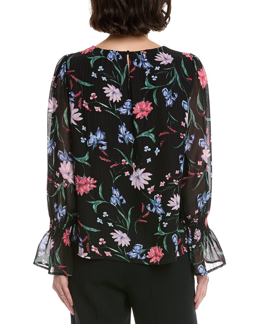CeCe Smocked Cuff Blouse