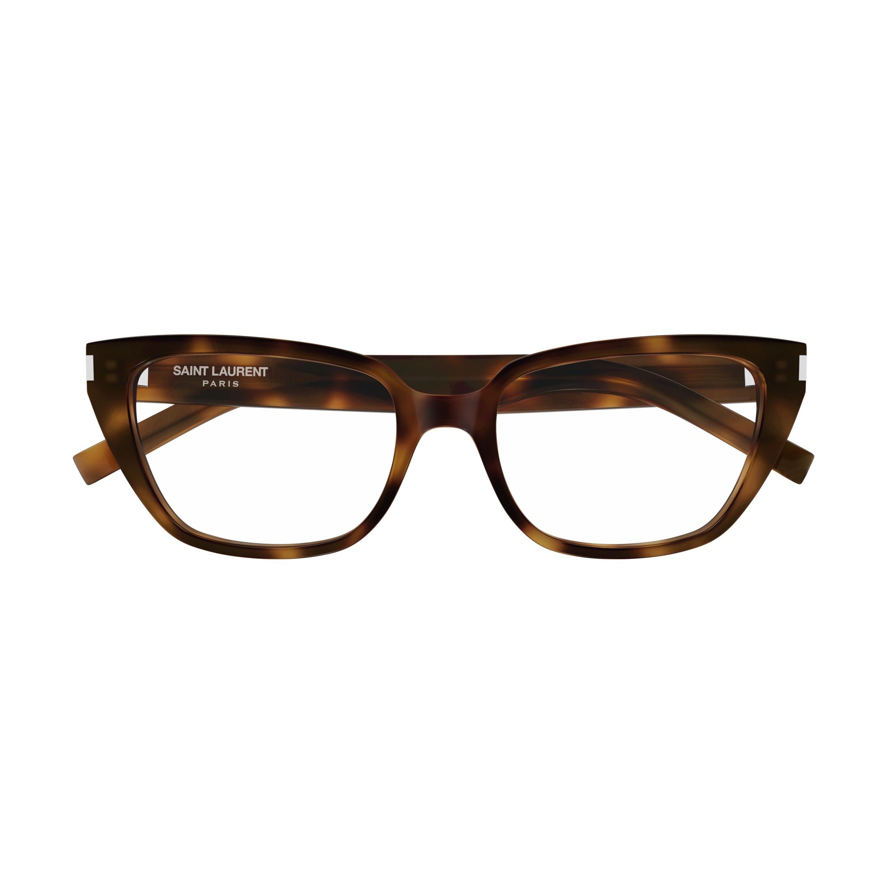 Square Tortoiseshell Sunglasses With Metallic Accents