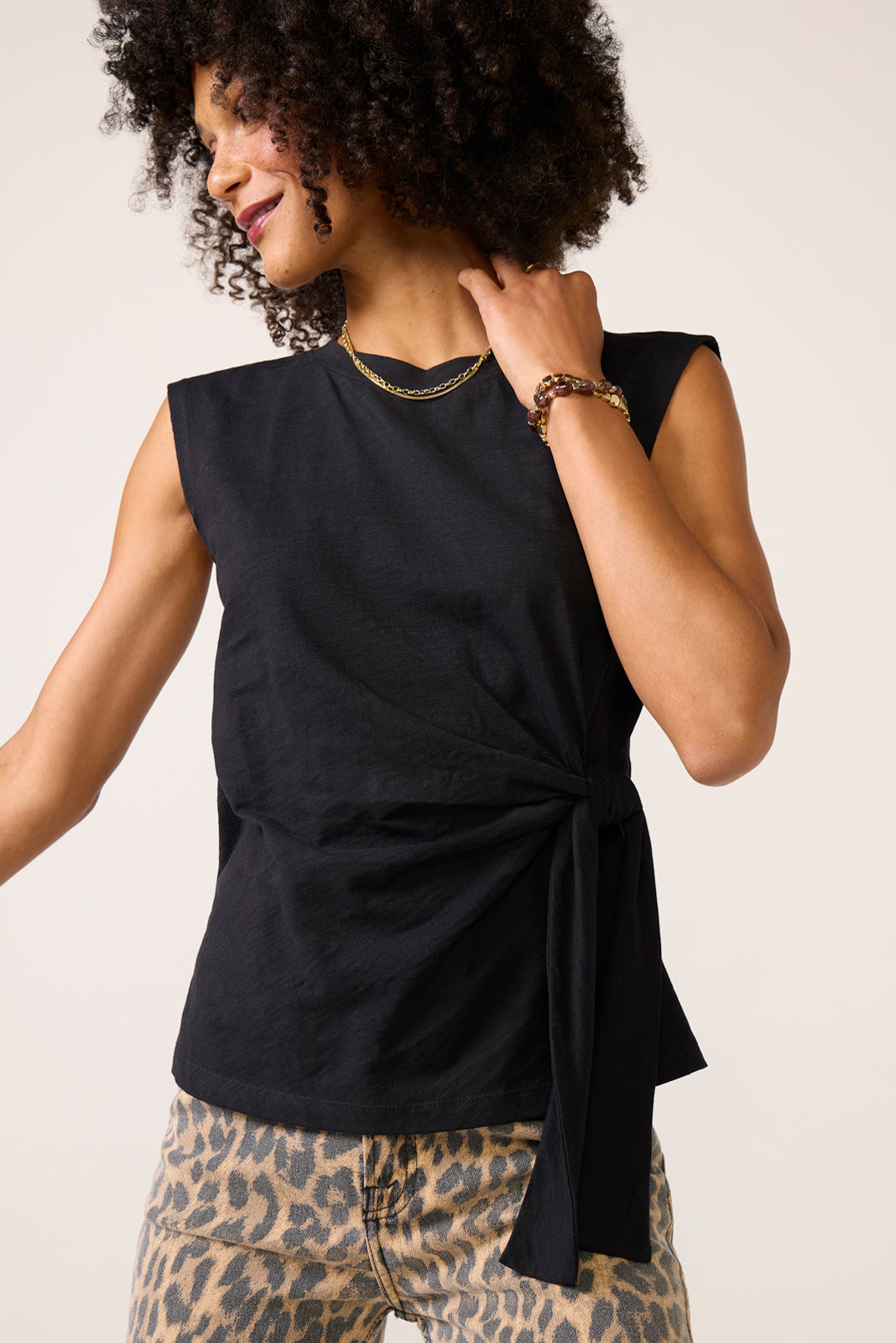 Women's Piper Side Tie Tank Top