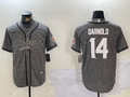 Men's Minnesota Vikings Sam Darnold #14 Gray Team Game Jersey1