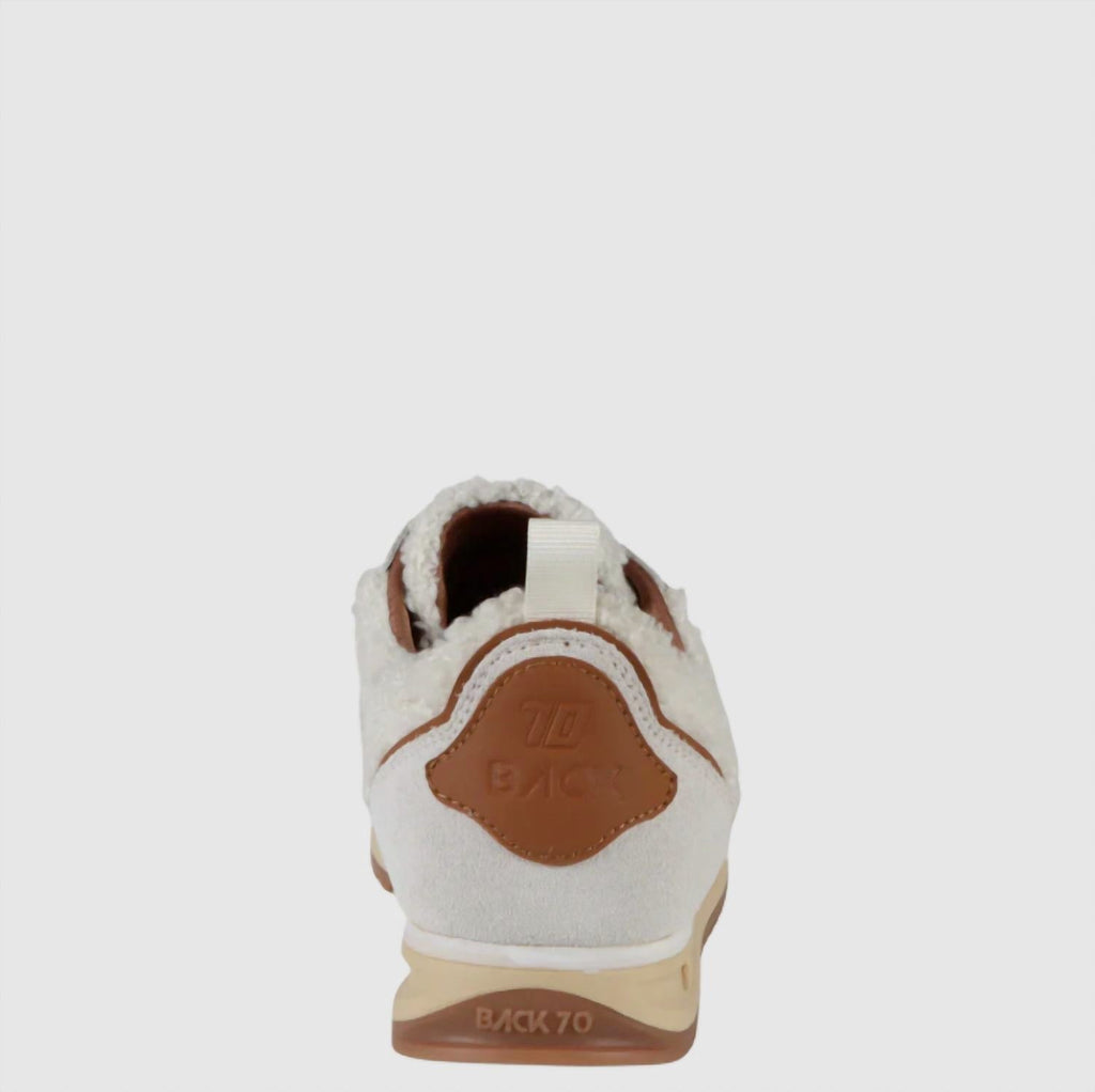 Women's Jogger Ft Sneakers In Milk Ice Cuoio