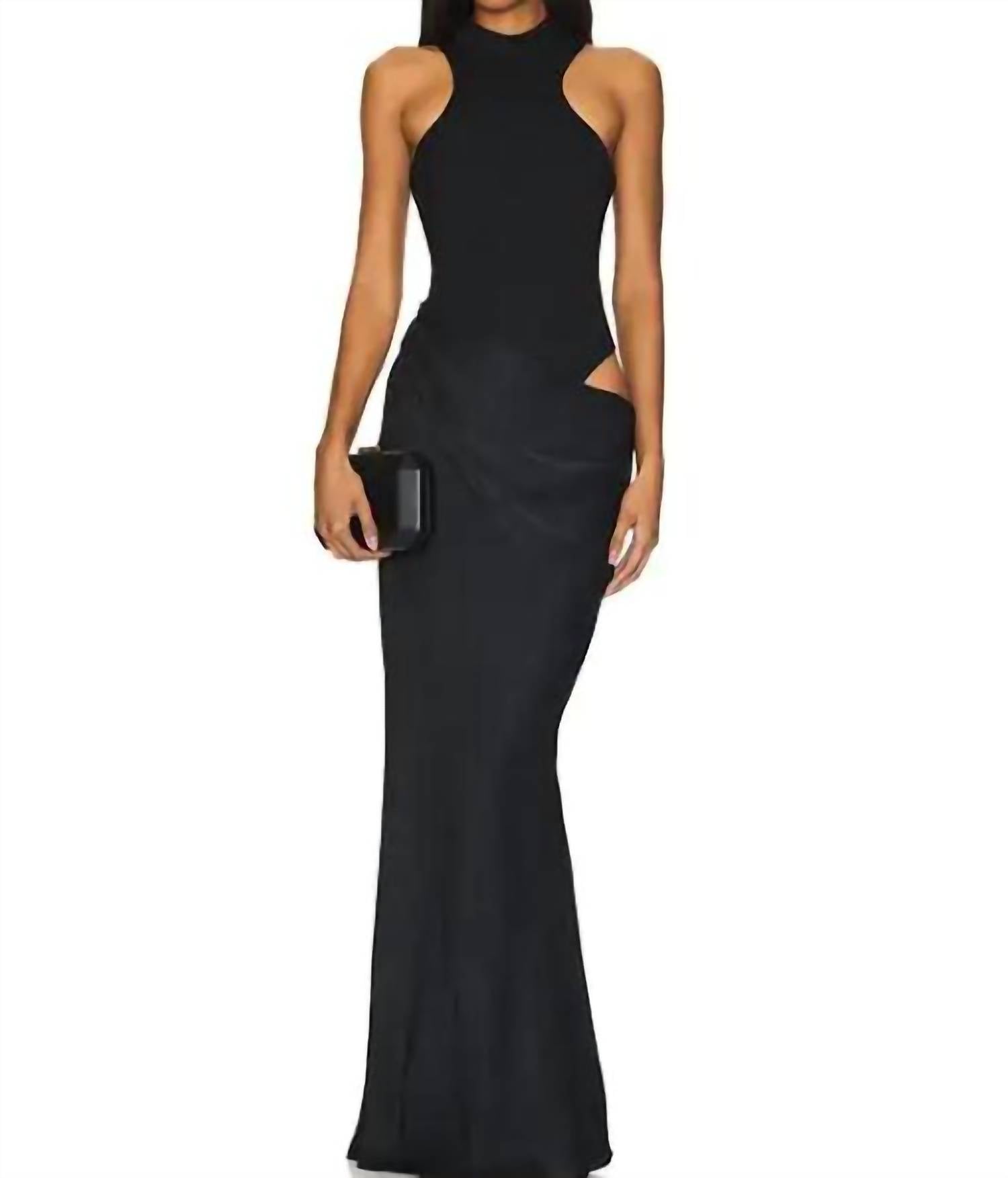 Star Dress In Black