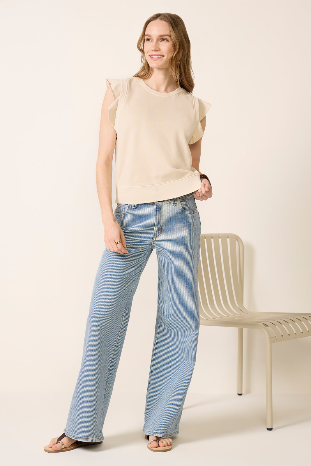 Women's Tori Ruffle Sweatshirt