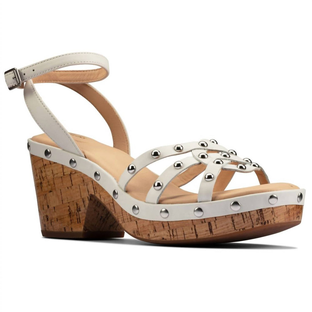 Women's Maritsa 70 Sun Heeled Sandal In White Interest