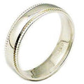 High Polished 925 Sterling Silver Ring with No Stone in No Stone