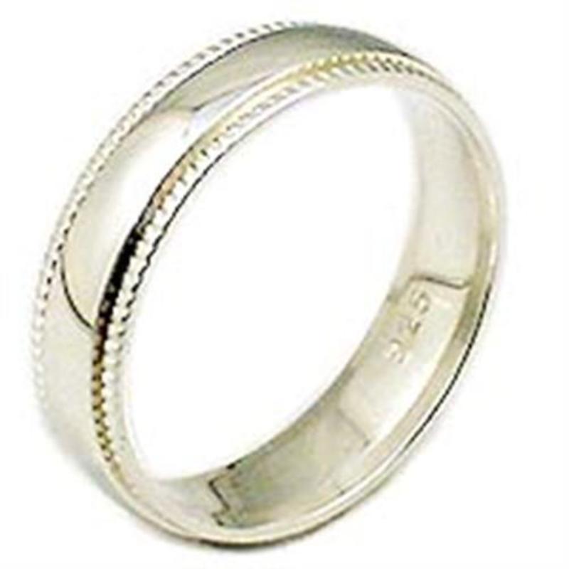 High Polished 925 Sterling Silver Ring with No Stone in No Stone