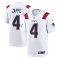 Bailey Zappe New England Patriots Nike Game   Jersey - White