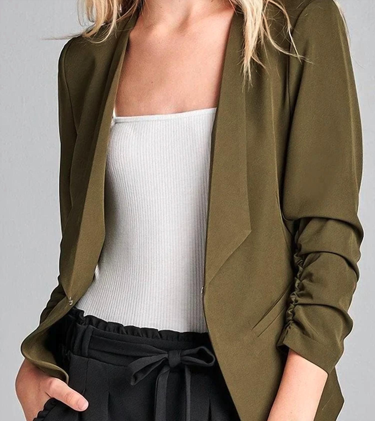 Reagan Jacket In Olive